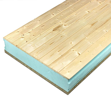 Panel Sandwich de madera friso de abeto